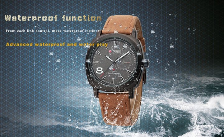 CURREN WATCH  WITH PREMIUM STRAP